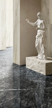 GRAND CARNICO - Colour shade porcelain stoneware flooring with marble effect by Fiandre Architectural Surfaces - view 3